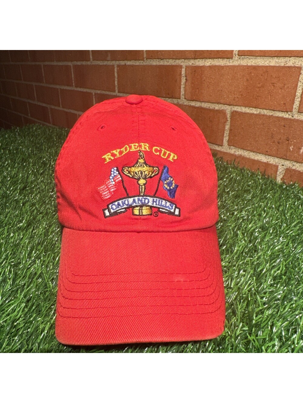 Ryder Cup Oakland Hills Michigan Golf Hat Stretch Fit 7-7 5/8 By Imperial Rare